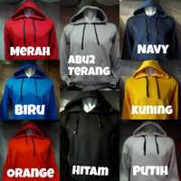 Sweater Hoodie Polos Cotton Fleece Sweater Pria Wanita