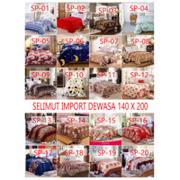 Selimut motif dewasa abstrak