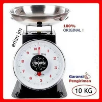 Timbangan Buah/sayuran/telor/sembako Jarum/Analog Manual CROWN 10 KG