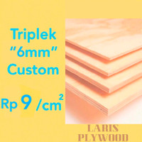 Triplek 6mm Custom Ukuran / Multiplek Custom