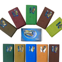Sarung tenun sapphire polos asli - Random