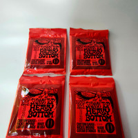 senar gitar erniball 010akustik elektrik heavy bottom