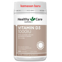 Healthy Care Vitamin D3 1000iu 250 capsules