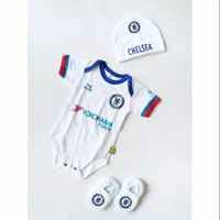 Setelan Pakaian Bayi Bola Chelsea FC Away Jersey Bola 2020