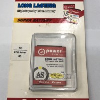 Baterai Battery As Power Double power Double IC Advan S3