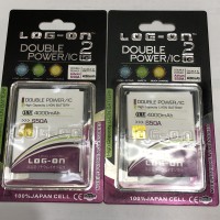 Baterai Battery Log On Double Power Double IC Advan S50A
