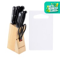 Vicenza Pisau Set 10 Buah- Hitam