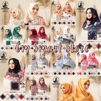 Terbaru! Kerudung UMAMA VOAL Motif Segi Empat Hijab Jilbab