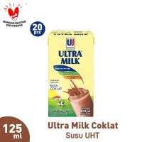 Ultra Milk Coklat 125ml (20pcs)