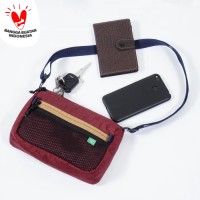 VISVAL - Tas Selempang - Flick - Merah Marun