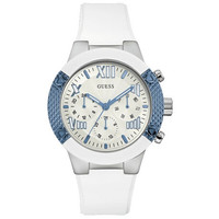 Jam Tangan Wanita Guess GW W0772L3 Silver Putih Original