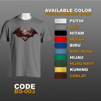 T-shirt / Kaos Superhero : Batman vs Superman | BS-002