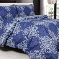 Sprei Katun Jaixne Blue Batik 160x200x20 Limited