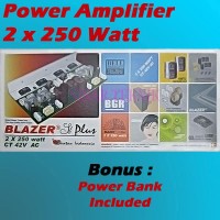 Kit Power Amplifier 2x250W + Protektor Speaker