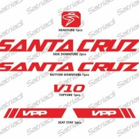 Stiker Frame Sepeda Santa Cruz v10