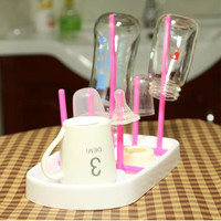 Rak botol susu bayi tirisan mini travel gelas dot