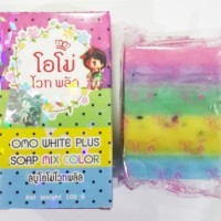 kualitas bagus MIX COLOR OMO WHITE PLUS Gluta Soap Bar