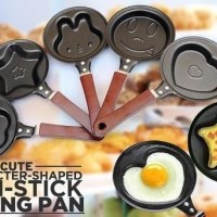 Teflon Mini Karakter / Wajan Mini Frying Pan Motif Lucu