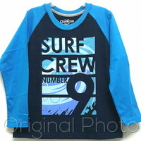 KAOS ANAK SIZE 1-6 LENGAN PANJANG OSHKOSH SURF CREW NUMBER 9