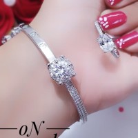 gelang cincin xuping lapis emas putih 24k 3149