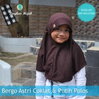 Jilbab Anak Warna Coklat Pramuka Ukuran L Harga Grosir Murah Supplier
