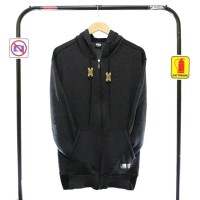Jaket Sweater Hoodie Pria Hiam Polos Brended