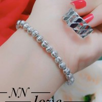 xuping gelang cincin lapis emas putih 24k 0949