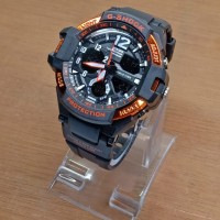 JAM TANGAN CASIO G-SHOCK MUDMASTER KW SUPER BLACK ORANGE