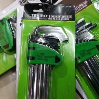TEKIRO Kunci L Set 8 Pcs Panjang OBRAL CUCI GUDANG