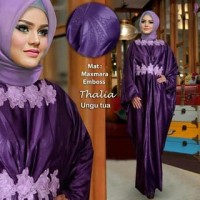 barang laris manis BAJU GAMIS KAFTAN PESTA SATIN PREMIUM TANIA WARNA U