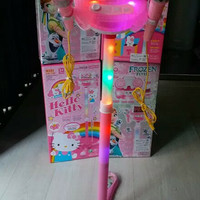 Mainan anak Microphone frozen double fever