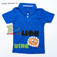1 2 3 4 5 Baju kaos anak laki-laki berkerah one glory 13