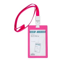 Bantex ID Card Holder Larnyard 54x90mm Portrait #8865