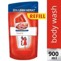 Lifebuoy Sabun Cair Total 10 Refill 900ml Unilever