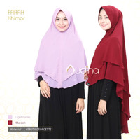 KHIMAR ceruty jumbo 2 layer hijab jilbab syari kerudung