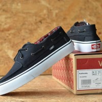 sepatu pria vans zapato black white 39-44 premium DT
