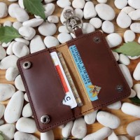 gantungan kunci kulit motor/mobil dompet kulit STNK