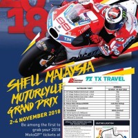 Motogp 2016 Sepang Ticket