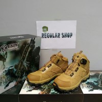 Sepatu Boots Tactical ESDY 6 Putar CK (coklat)