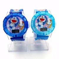Jam tangan anak Doraemon LED musik new TERMURAH