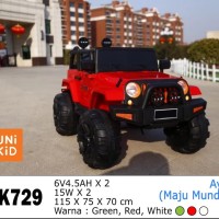 Mainan Mobil Aki Anak Jeep Rubicon Unikid UK 729