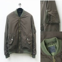 Jacket Bomber Zara man ,Jacket Pria Bomber Color Olive