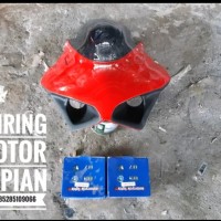 kedok gsx r150 ala ducati plus lampu projie