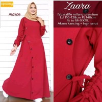 Produk New Baju Muslim Wanita Zarra Maxi Dress Terbaru