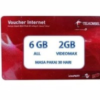 Voucher Data Fisik Telkomsel 8GB 8 GB Kuota