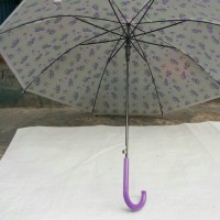 Payung Transparant Motif (Style Korea)Ungu