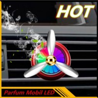 Parfum Mobil Baling-Baling LED / Kipas Parfum Mobil