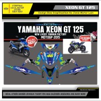 Decal Sticker Motor Yamaha Xeon Gt 125 Fullbody MOVISTAR