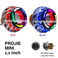 Lampu LED Projie Mini Spiral Rainbow Flash