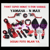 PAKET TERMURAH YAMAHA/NMAX 11 ITEM ACCESORIES MOTOR
